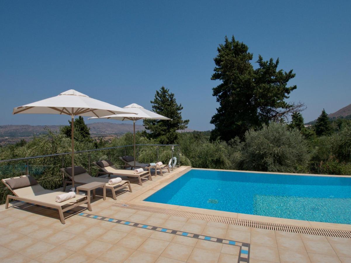 Villa Olivia With Pool Vrises Crete Alikampos Exteriör bild