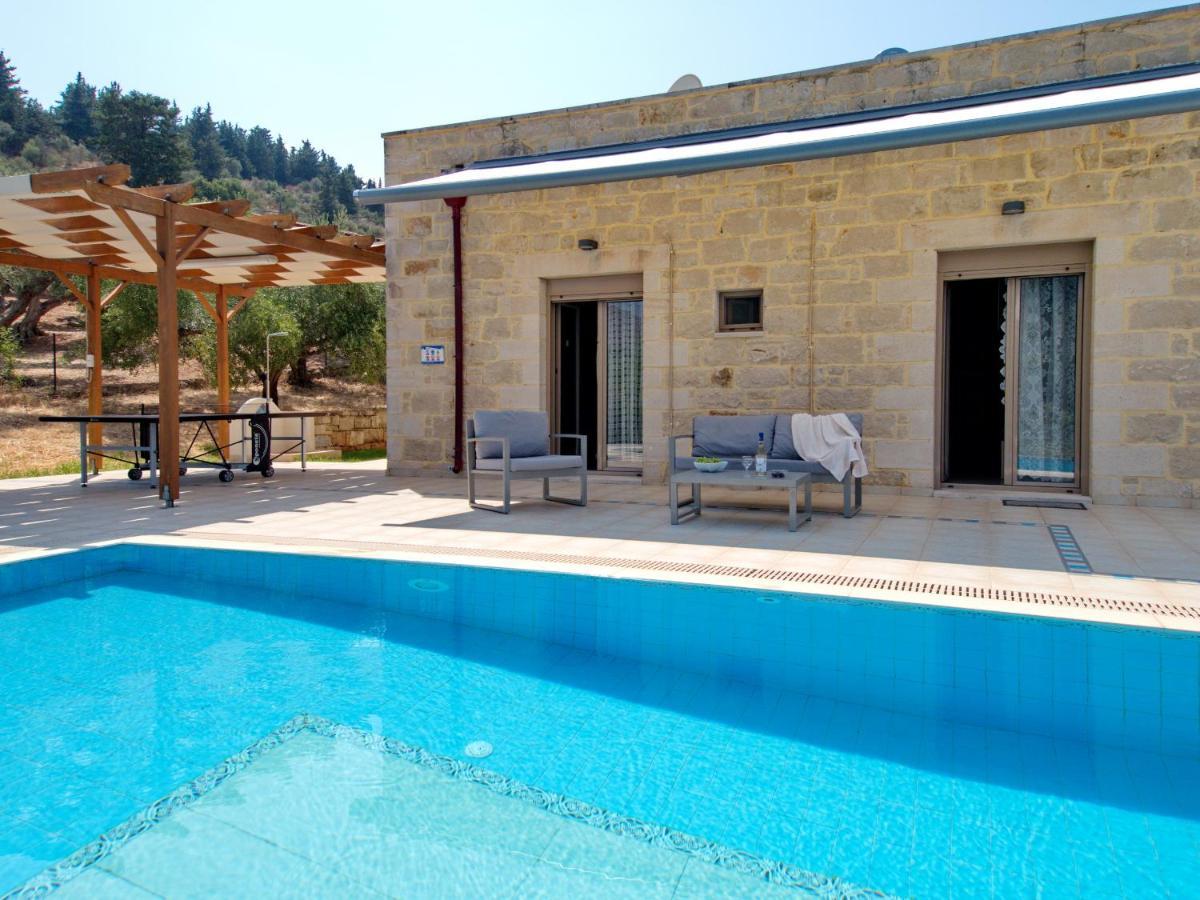 Villa Olivia With Pool Vrises Crete Alikampos Exteriör bild